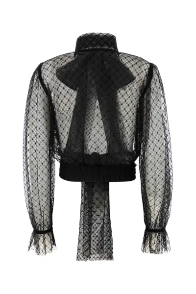 Dolce & Gabbana Black Lace Blouse