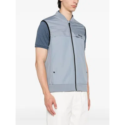 Hugo Boss Boss Outwear Waistcoats In Blue
