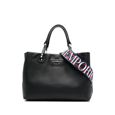 Emporio Armani Leather Tote Bags