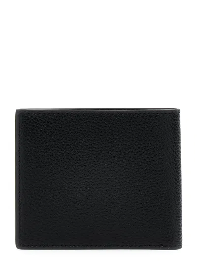 Tom Ford Logo Leather Wallet Wallets And Card Holders Black
