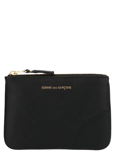 Comme Des Garçons Logo Print Wallet Wallets And Card Holders Black
