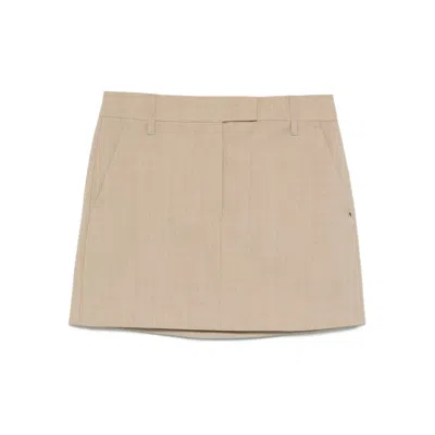 Sportmax Wool-blend Mini Skirt In Multi
