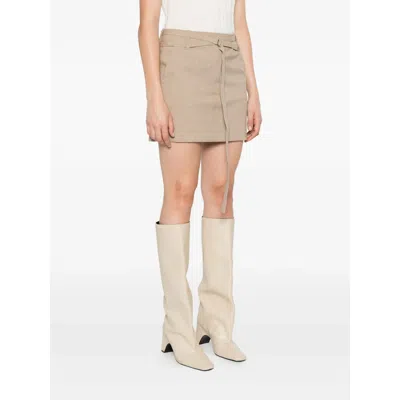 Sportmax Wool-blend Mini Skirt In Multi
