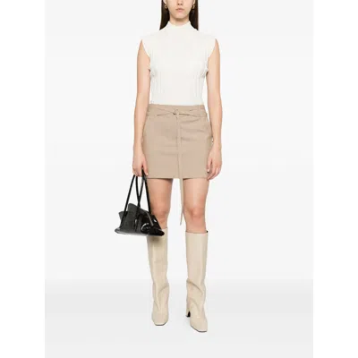 Sportmax Wool-blend Mini Skirt In Multi