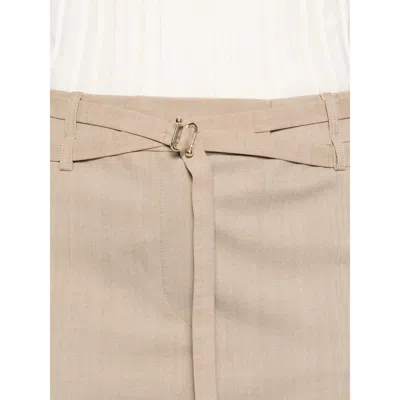 Sportmax Wool-blend Mini Skirt In Multi