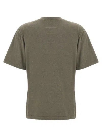 Mm6 Maison Margiela Mm6 By Maison Margiela Numeric Signature Patch T-shirt In Gray