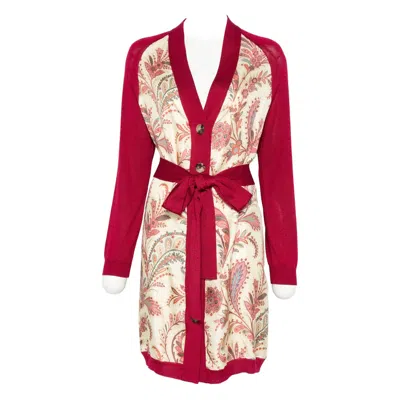Etro Paisley-panel Cardi-coat In Neutral