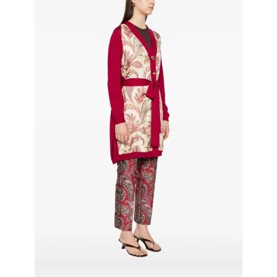 Etro Paisley-panel Cardi-coat In Neutral