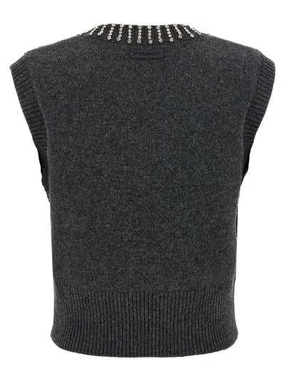 Pinko 'ponziane' Vest In Black