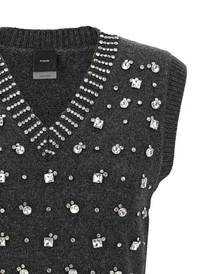 Pinko 'ponziane' Vest In Black