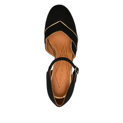 Chie Mihara 100mm Suede Pumps In Black