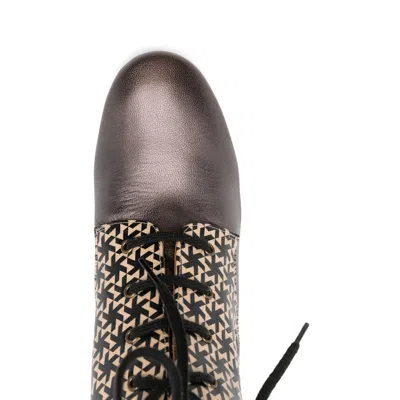 Chie Mihara 80mm Masalac Geometric-pattern Lace-up Boots
