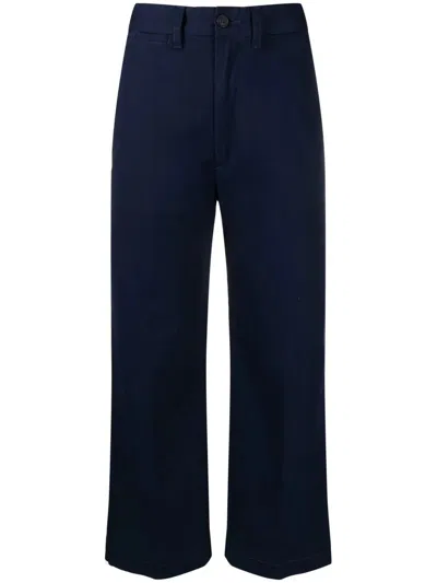 Polo Ralph Lauren Flared Pants In Blue