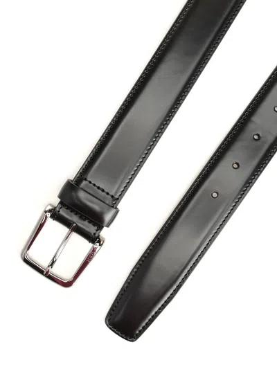 Tod's Soft Leather Belt Belts Black