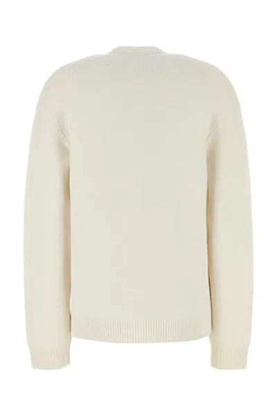 Fendi White Cashmere Blend Cardigan