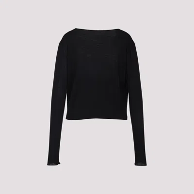 Alberta Ferretti V-neck Lace-trimmed Sweater