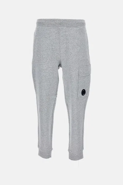 C.p. Company Lens-detail Drawstring Track Pants In Gray