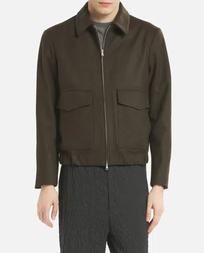 Barena Venezia Collared Zip-fastening Jacket In Brown