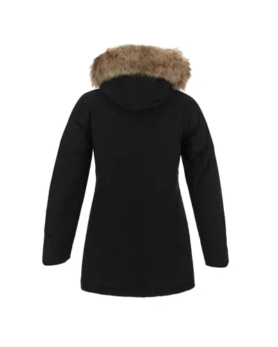 Woolrich Parka Arctic Con Pelliccia Removibile Nero In Black