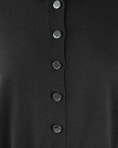 Sportmax Cardigan Perseo Testa Di Moro In Black