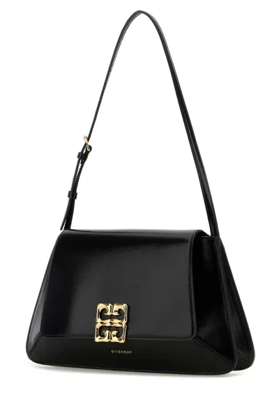 Givenchy Black Leather 4 G Liquid Shoulder Bag