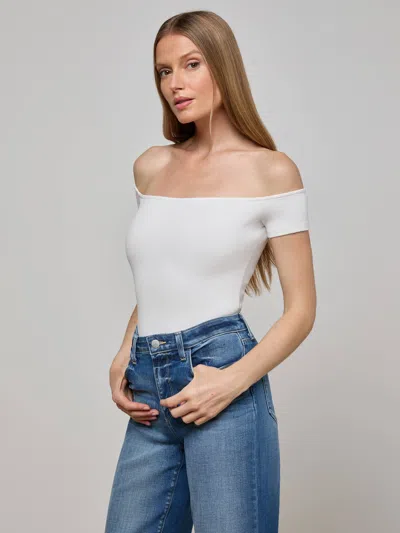 L Agence Adana Off-the-shoulder Bodysuit