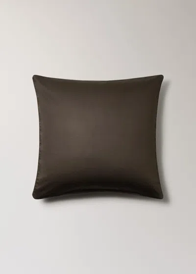 Mango Home Two 600-thread Count Cotton Satin Pillowcases 60x60 Cm Chocolate