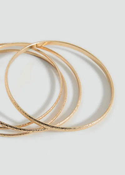 Mango Teen Pack Of 4 Bracelets Gold