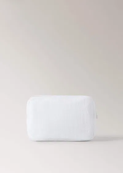 Mango Home Children's Cotton Gauze Toiletry Bag Ecru