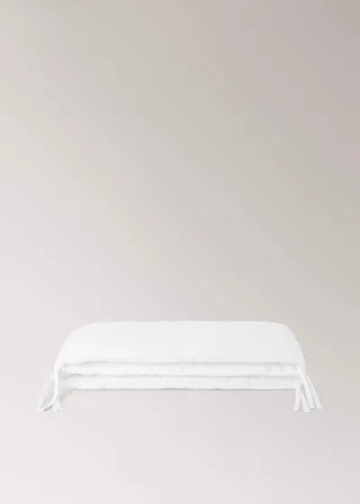 Mango Home Children's Cotton Gauze Cot Protector Ecru
