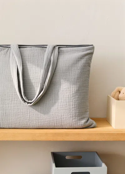 Mango Home Cotton Gauze Maternity Bag Grey