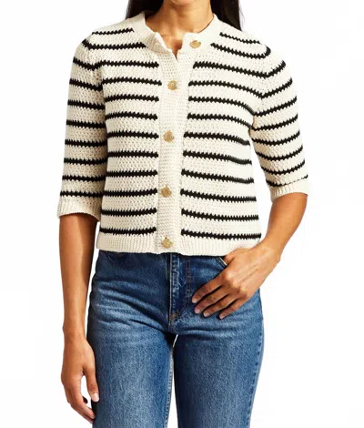 Drew Women's Aniyah Stripe Cardigan In Ivory