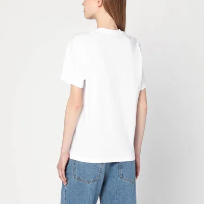 Ami Alexandre Mattiussi Ami Paris Ami Paris De Coeur Cotton T-shirt In White