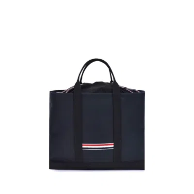 Thom Browne Tool Tote Bag In Blue