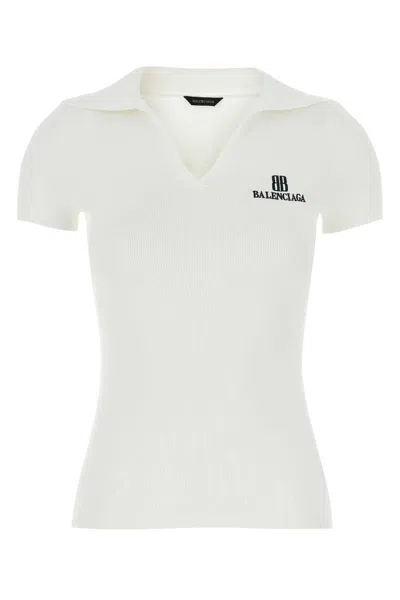 Balenciaga Women T-shirt With V-neckline