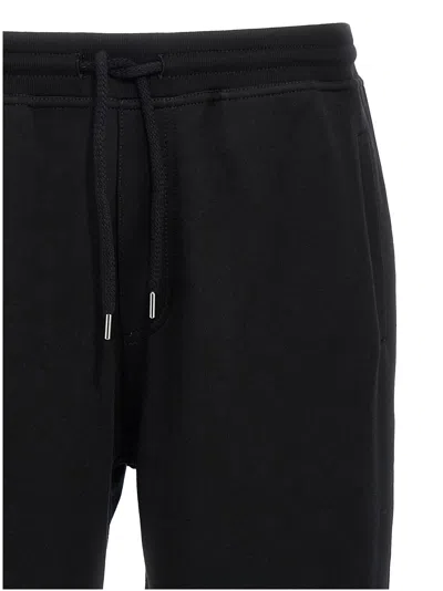 Brunello Cucinelli Silk And Cashmere Blend Joggers In Black