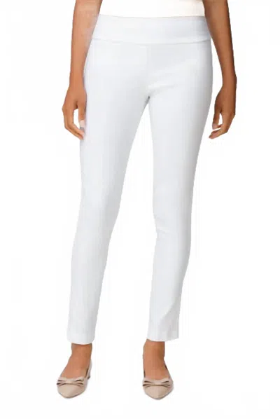 Elliott Lauren Classic Pull On Ankle Pant In White In White