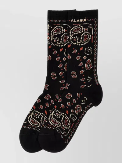 Alanui Paisley Mid-calf Knitwear Socks