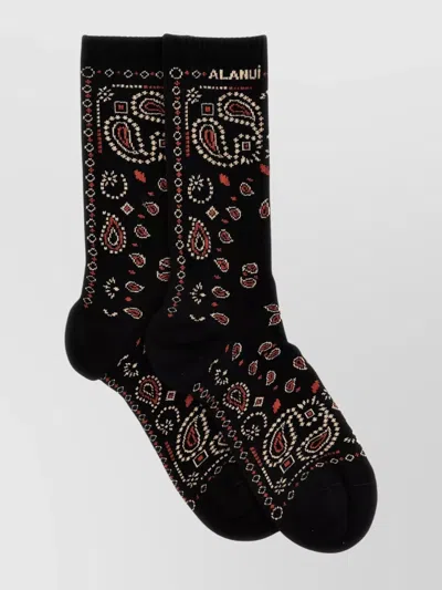 Alanui Paisley Mid-calf Knitwear Socks