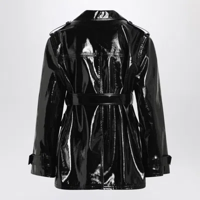 Chloé Black Glossy Cotton Canvas Jacket Women