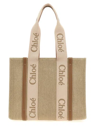 Chloé Women 'woody Medium' Shopping Bag