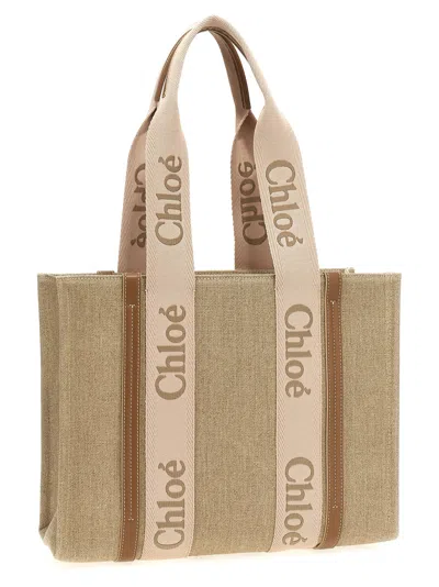 Chloé Women 'woody Medium' Shopping Bag