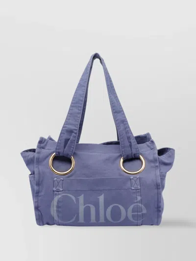 Chloé Evening Beach Tote Bag With Dual Handles
