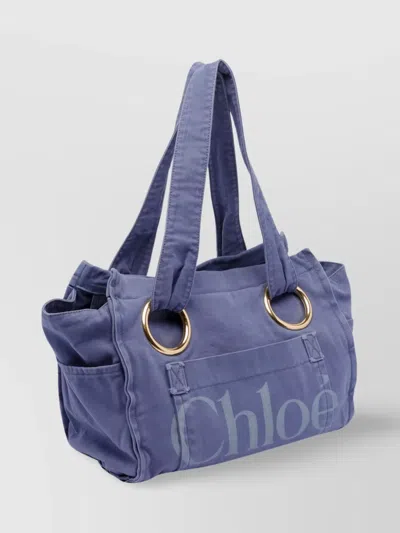 Chloé Evening Beach Tote Bag With Dual Handles