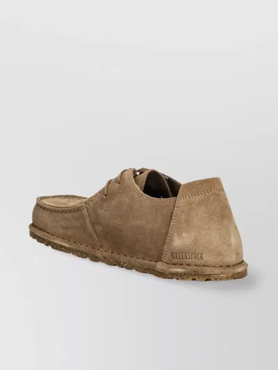 Birkenstock Lace-up Suede Loafers Rubber Sole