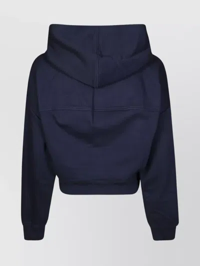 Marni Hooded Knitwear With Ribbed Cuffs And Hem