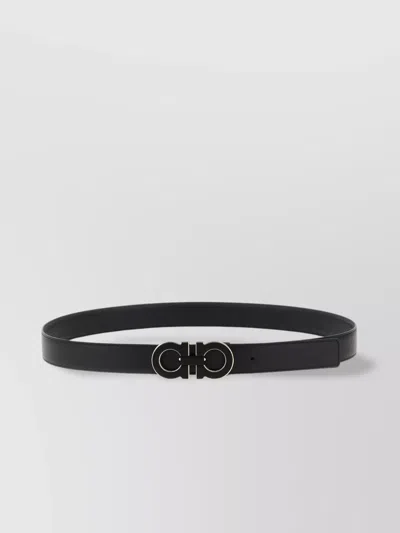 Ferragamo Reversible Double Gancini Belt