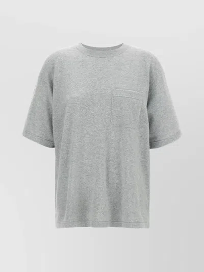 The Row T-shirt Collar Pocketed Short Sleeves