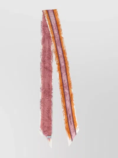 Ferragamo Gravure-print Silk Bandeau