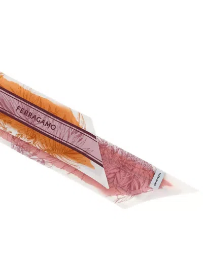 Ferragamo Gravure-print Silk Bandeau
